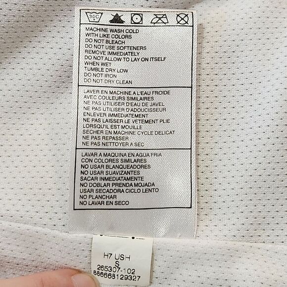 Nike Windbreaker Jacket Lightweight Zip Up White Pale Purple Women's Small - Picture 9 of 12